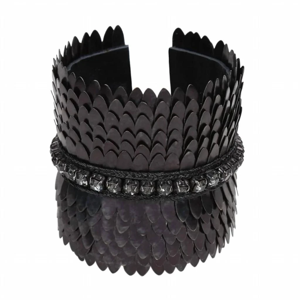 商品DEEPA GURNANI|Chiara Cuff Bracelet In Black,价格¥617,第1张图片