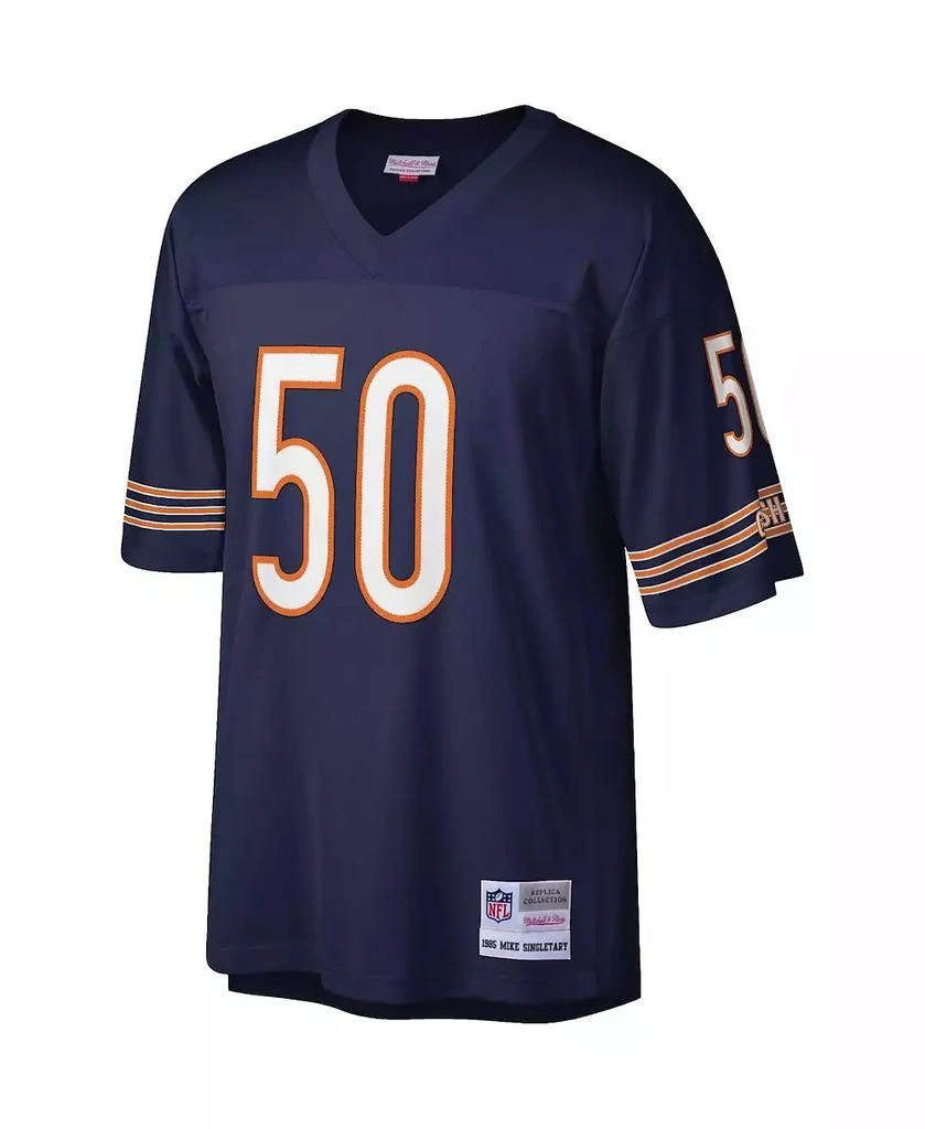 商品Mitchell & Ness|Men's Mike Singletary Navy Chicago Bears Legacy Replica Jersey,价格¥1188,第3张图片详细描述