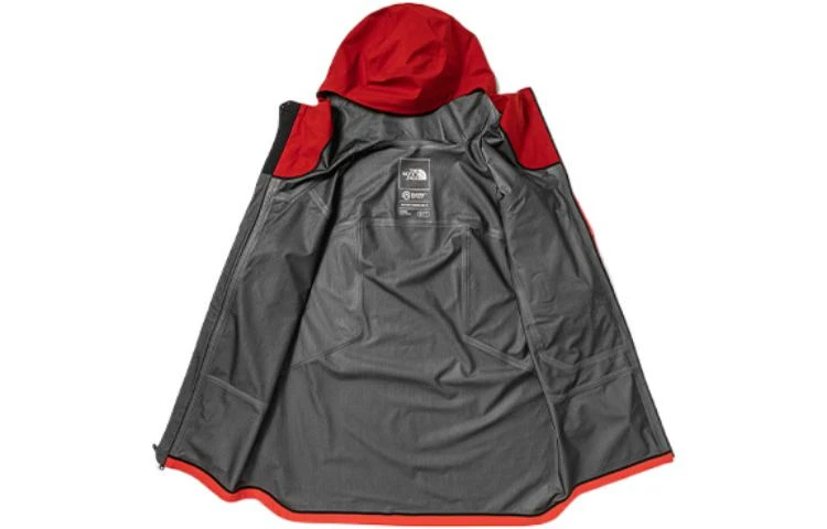 商品[国内直发] The North Face|北面  Summit Series 拼色Logo连帽可收纳硬壳  户外远足 防水防风透气冲锋衣 男女同款 红色,价格¥5310,第4张图片详细描述