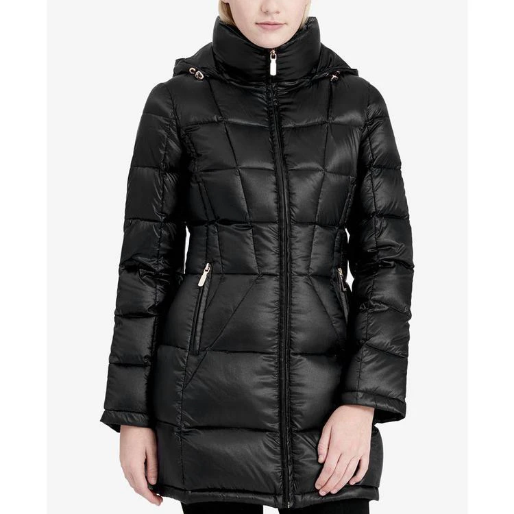 商品Calvin Klein|Plus Size Packable Down Puffer Coat,价格¥898,第4张图片详细描述