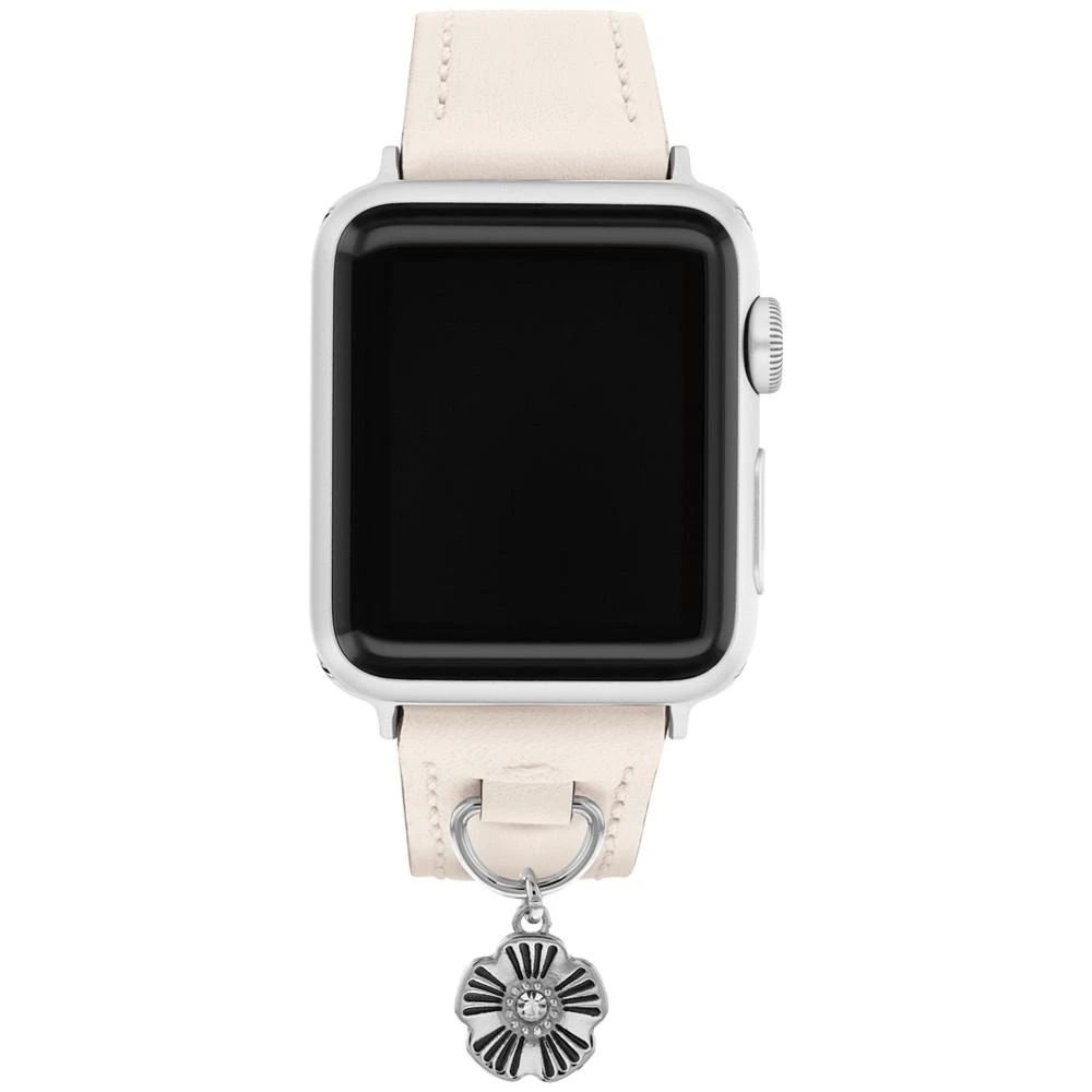 商品Coach|Chalk Leather Apple Watch Band 38/41mm,价格¥716,第1张图片