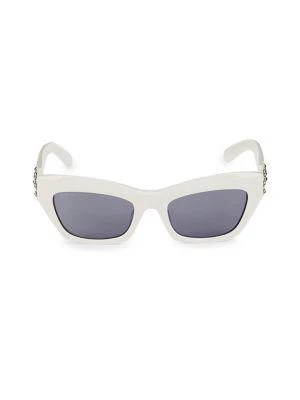 商品Swarovski|55MM Rectangle Swarovski Crystal Sunglasses,价格¥478,第1张图片