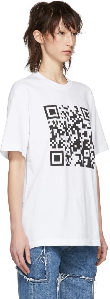 商品Vetements|White QR Code T-Shirt,价格¥1199,第4张图片详细描述
