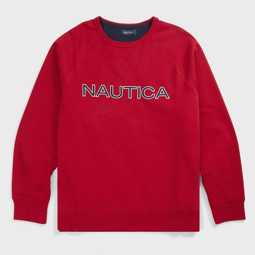 商品Nautica|Nautica Mens Big & Tall Logo Sweatshirt,价格¥397,第1张图片