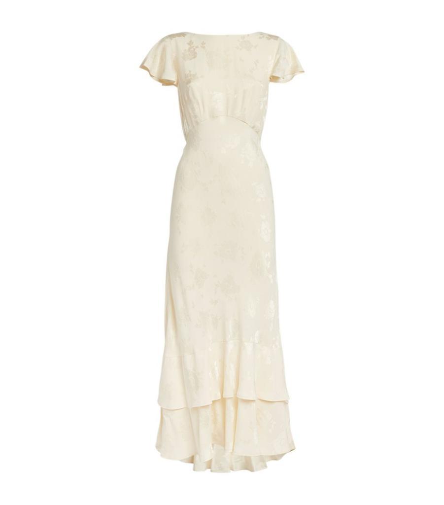 商品Rixo|Jacquard Liberty Poppy  Midi Dress,价格¥3276,第1张图片