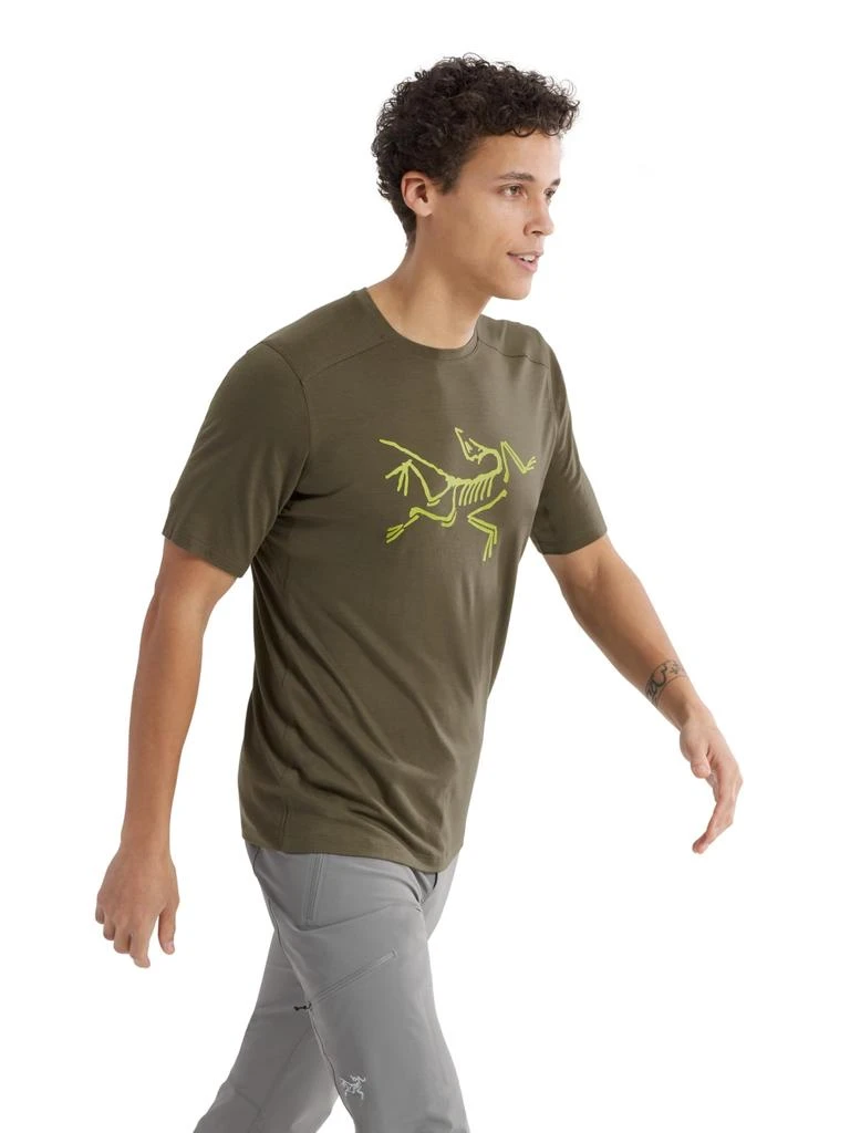 始祖鸟Ionia美利奴羊毛Logo短袖T恤男款 | 羊毛混纺T恤 商品