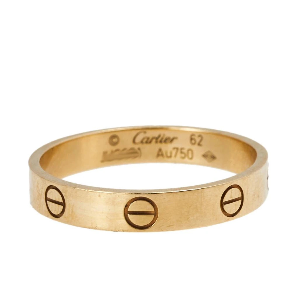 商品[二手商品] Cartier|Cartier Love 18K Yellow Gold Narrow Wedding Band Ring Size 62,价格¥7411,第2张图片详细描述