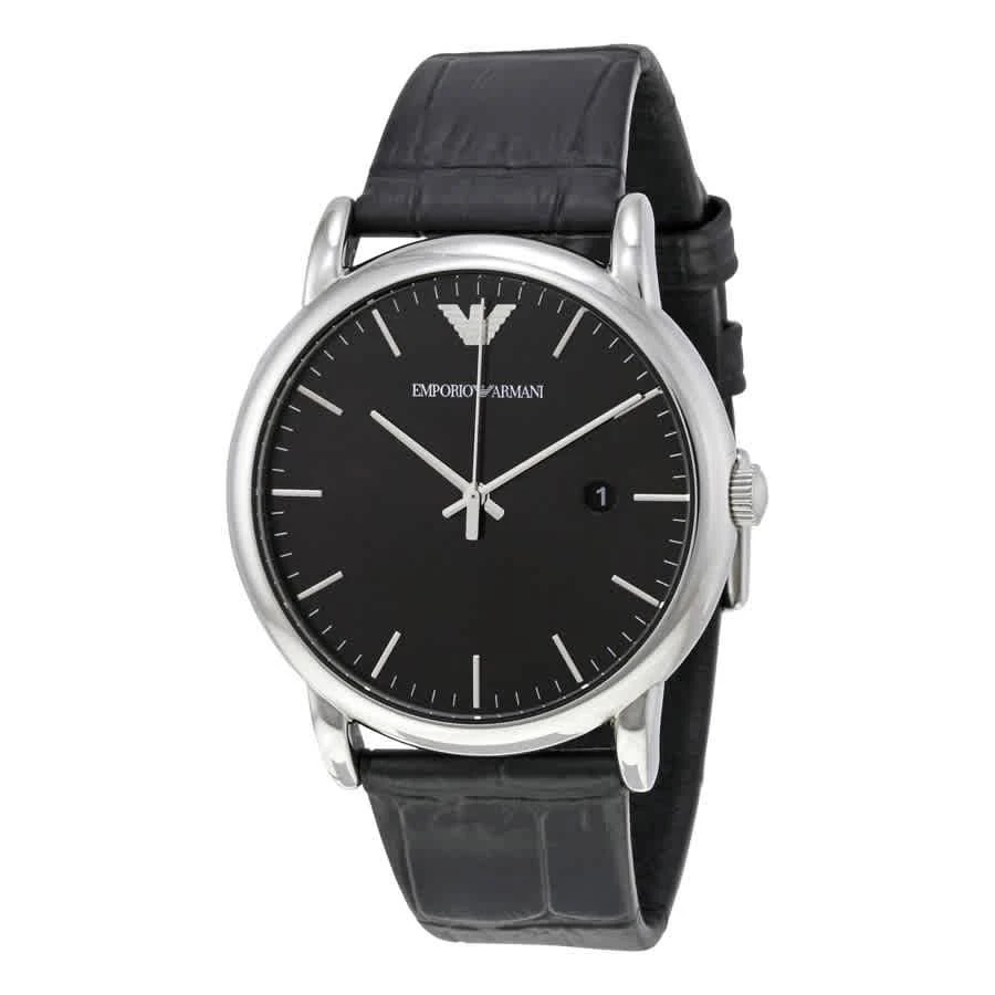 商品Emporio Armani|阿玛尼 Luigi 黑色表盘男装手表 AR2500,价格¥750,第1张图片