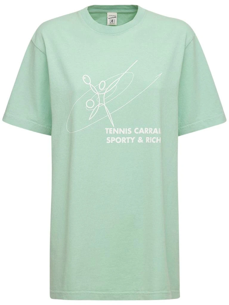 商品Sporty & Rich|Lvr Exclusive Tennis Carraia T-shirt,价格¥138,第1张图片