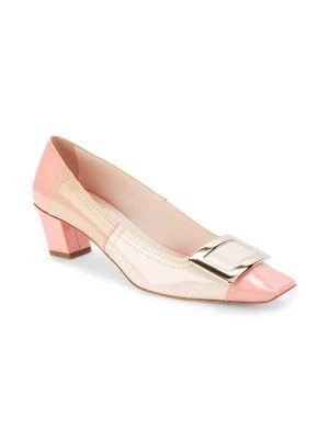 商品Roger Vivier|Belle Vivier Tartan Tone On Tone Pumps,价格¥3518,第2张图片详细描述