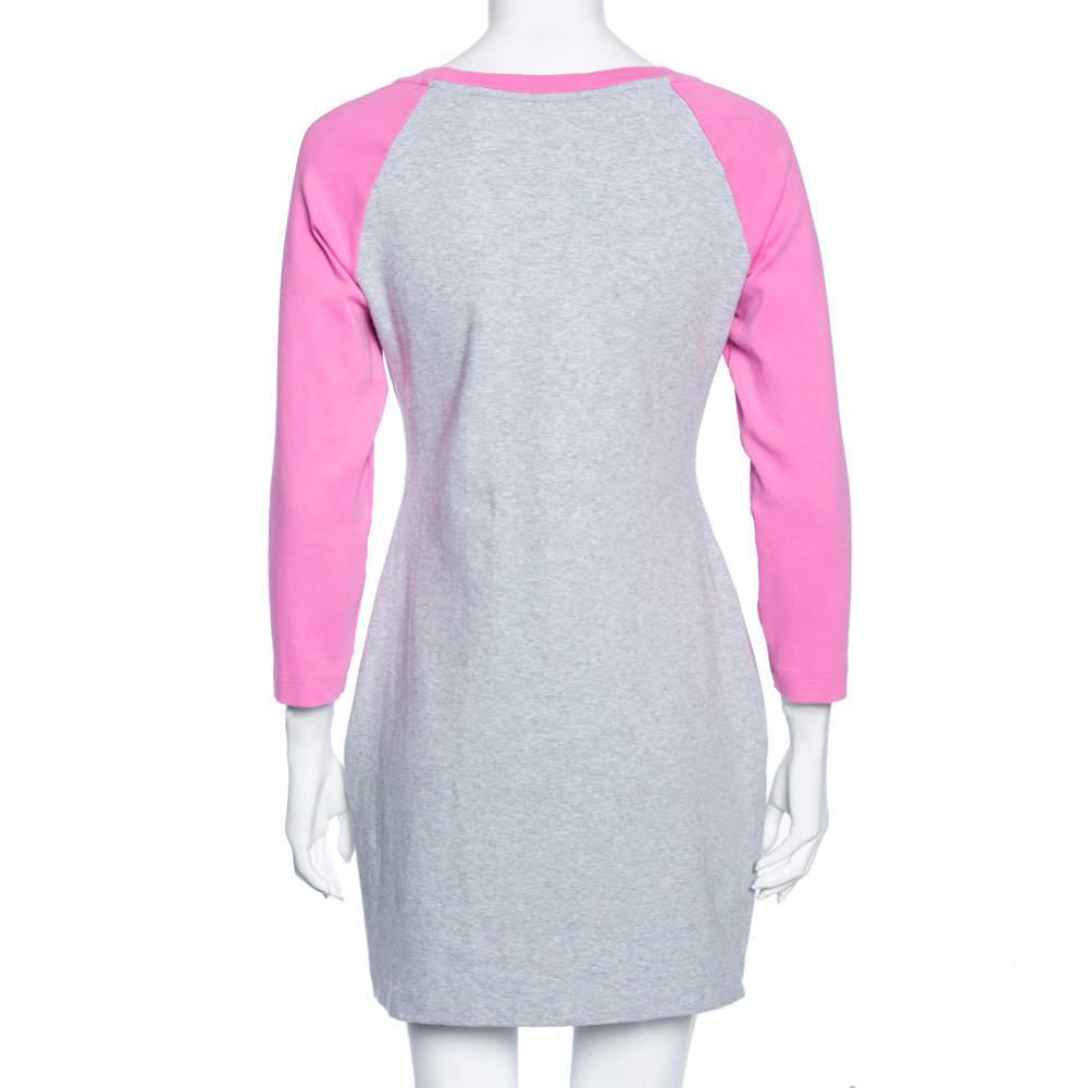 商品[二手商品] Moschino|Moschino Couture Grey & Pink Cotton My Little Pony Printed Mini T-Shirt Dress L,价格¥813,第5张图片详细描述