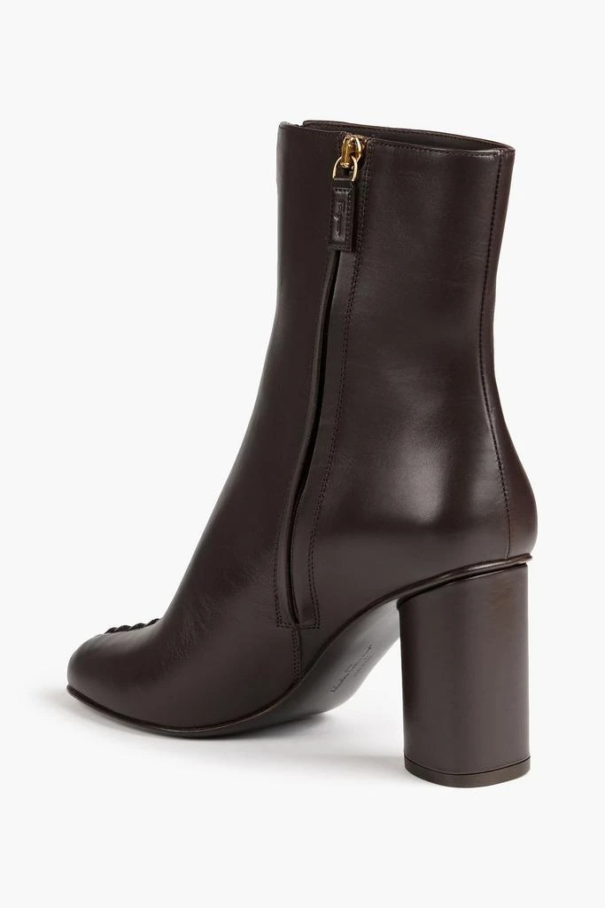 商品Salvatore Ferragamo|Joy knotted leather ankle boots,价格¥5092,第3张图片详细描述