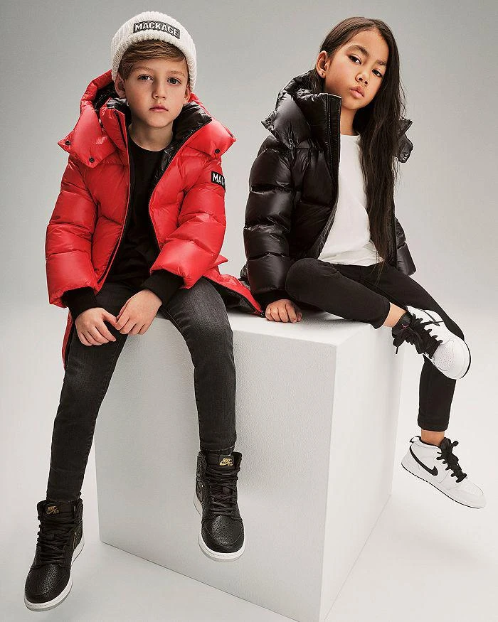 商品Mackage|Unisex Detachable Hood Down Kennie Jacket - Big Kid,价格¥4316,第2张图片详细描述