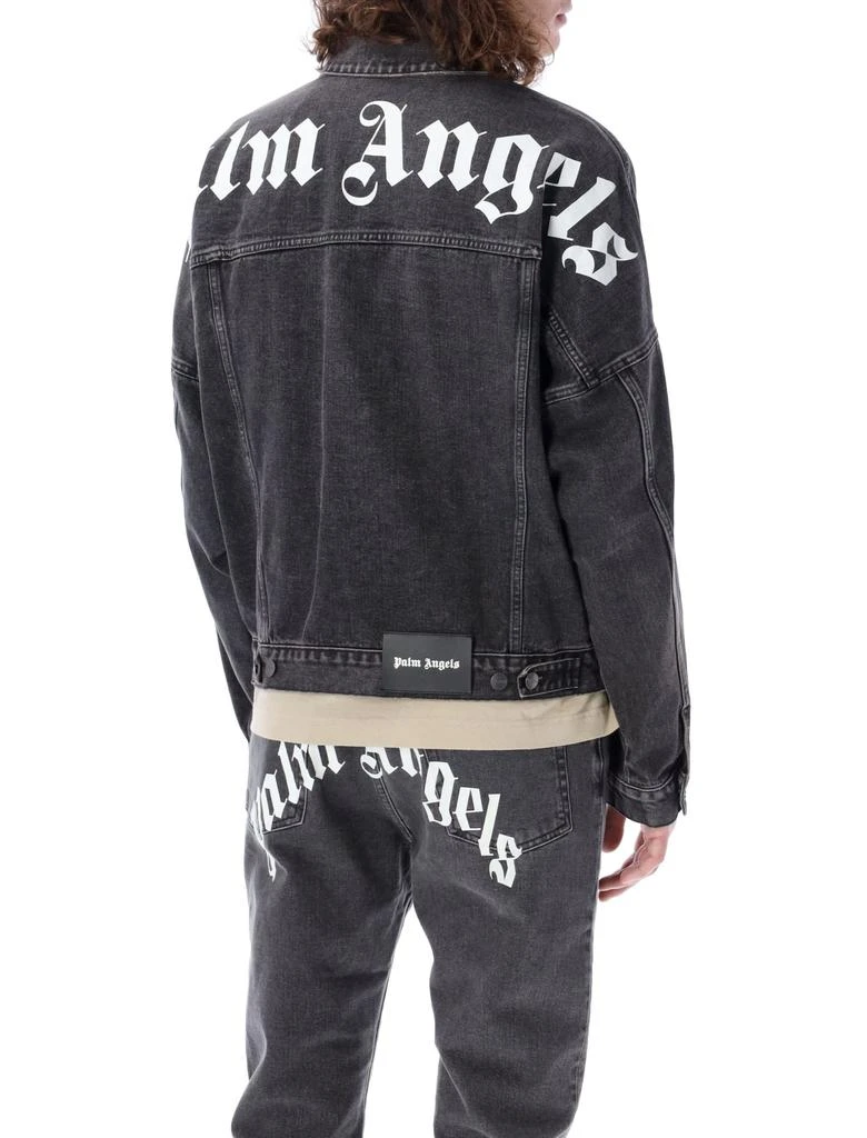 商品Palm Angels|Palm Angels Back Logo Denim Jacket,价格¥4274,第3张图片详细描述