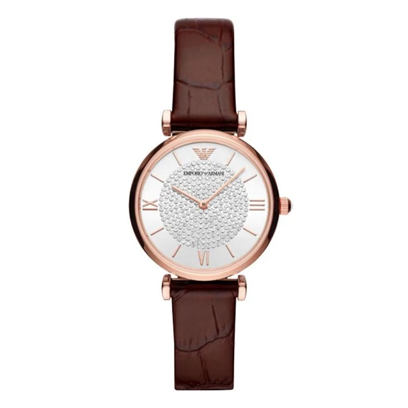 商品[国内直发] Armani|Armani阿玛尼满天星皮带防水石英女表AR11269,价格¥1076,第1张图片