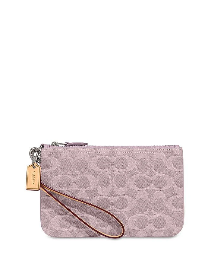 商品Coach|【新品】香布蕾 经典标志丹宁布小号腕包,价格¥505,第1张图片