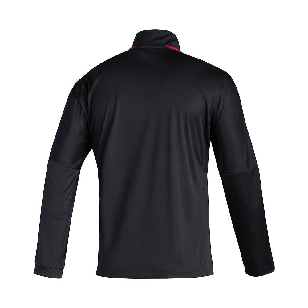 商品Adidas|Men's Black Nebraska Huskers 2021 Sideline Quarter-Zip Jacket,价格¥555,第6张图片详细描述