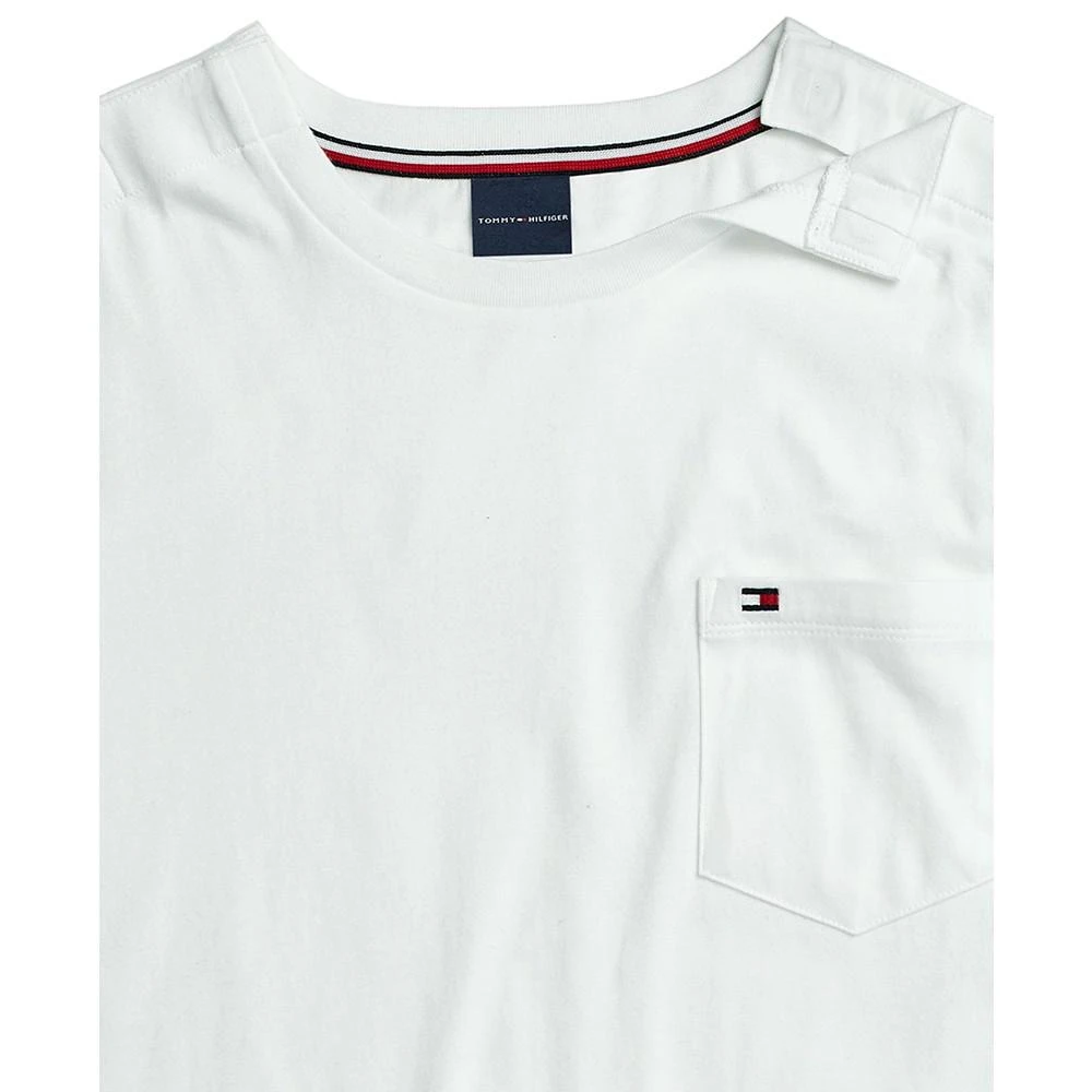 商品Tommy Hilfiger|Men's T-Shirt with Magnetic Shoulder Closure,价格¥85,第3张图片详细描述