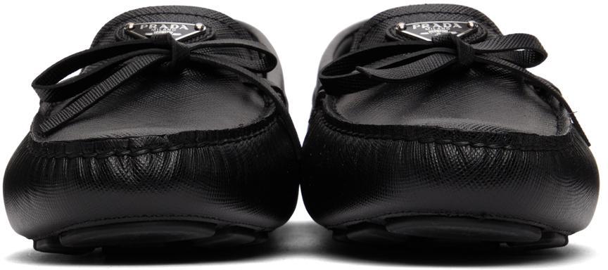 商品Prada|黑色 Saffiano 乐福鞋,价格¥8120,第4张图片详细描述
