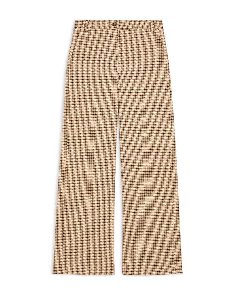 Seggio Houndstooth Wide Leg Pants商品第5张图片规格展示