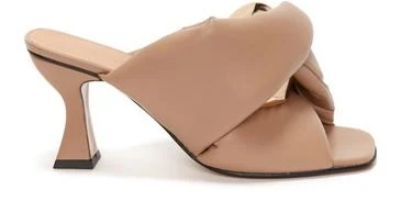 商品JW Anderson|链条扭纹皮革穆勒鞋,价格¥3066,第4张图片详细描述