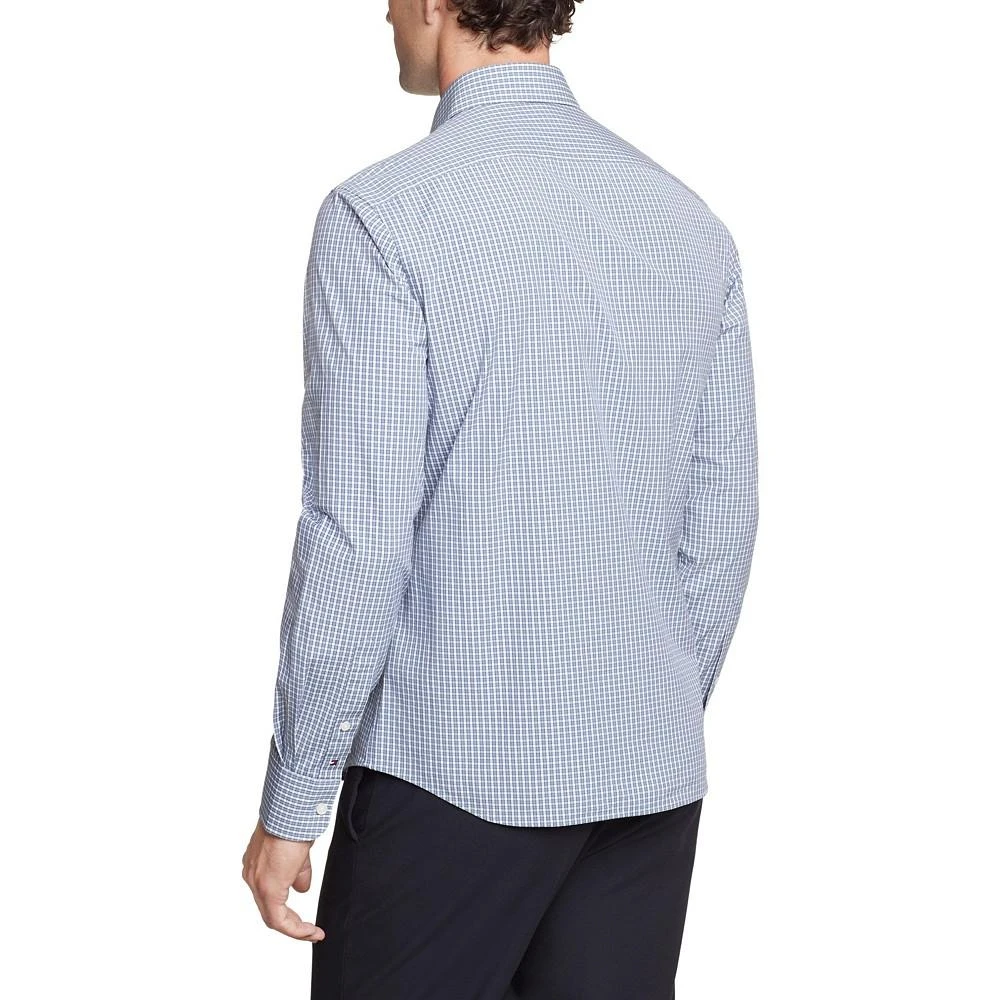 商品Tommy Hilfiger|Men's TH Flex Regular Fit Washed Stretch Untucked Length Dress Shirt,价格¥490,第2张图片详细描述