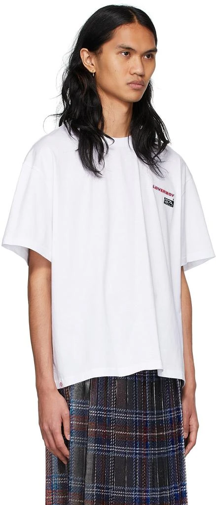 商品Charles Jeffrey Loverboy|White George Allen Artwork T-Shirt,价格¥398,第2张图片详细描述
