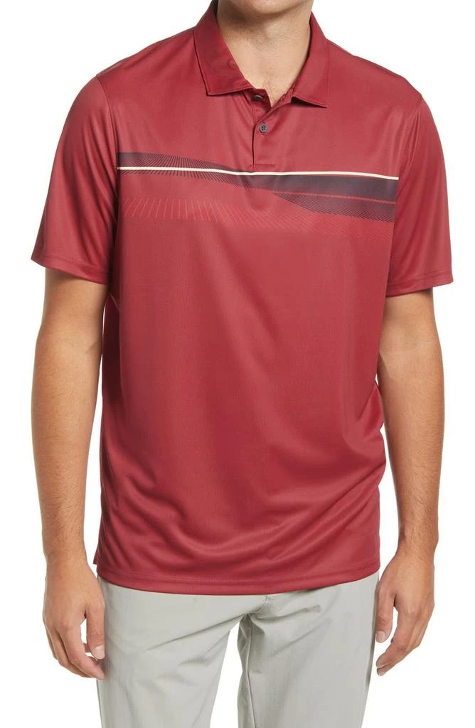 商品Oakley|Dimension Stripe Short Sleeve Polo,价格¥264,第1张图片