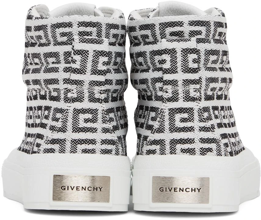 商品Givenchy|白色 4G Jacquard City 高帮运动鞋,价格¥7150,第4张图片详细描述