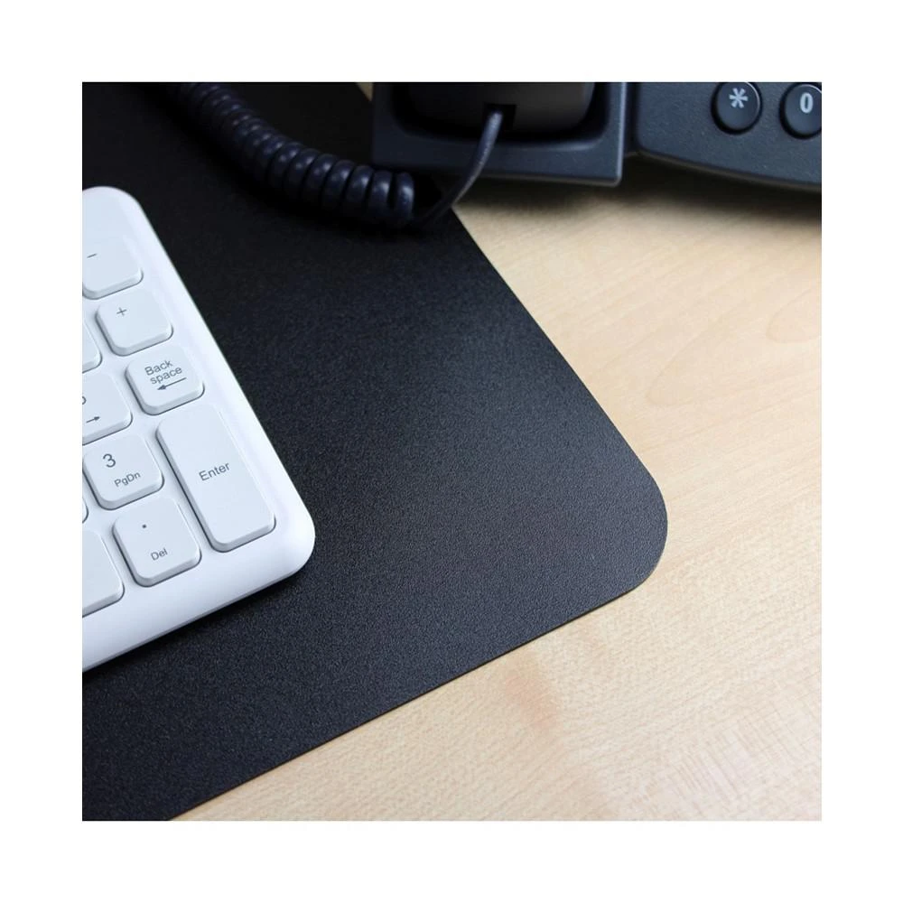Desktex Black PVC Desk Mats Rectangular Shaped 商品