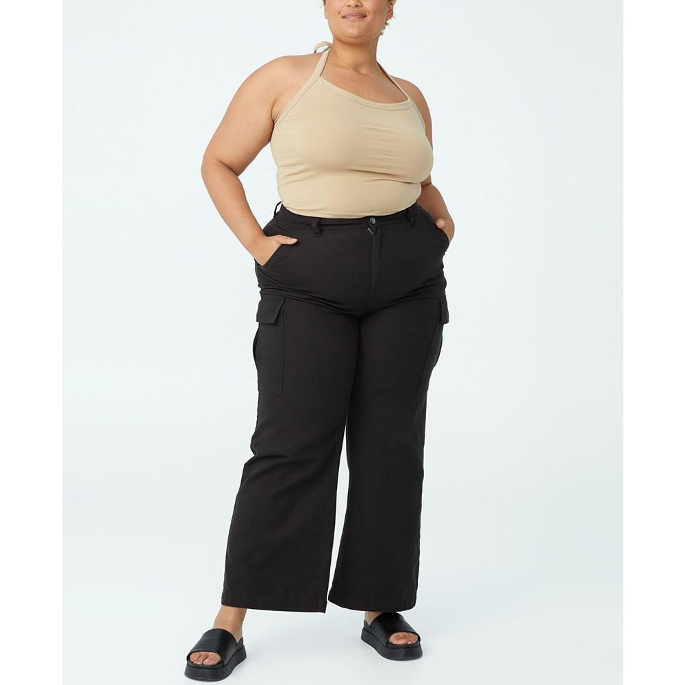 Plus Size Trendy Bobbie Cargo Pants商品第4张图片规格展示