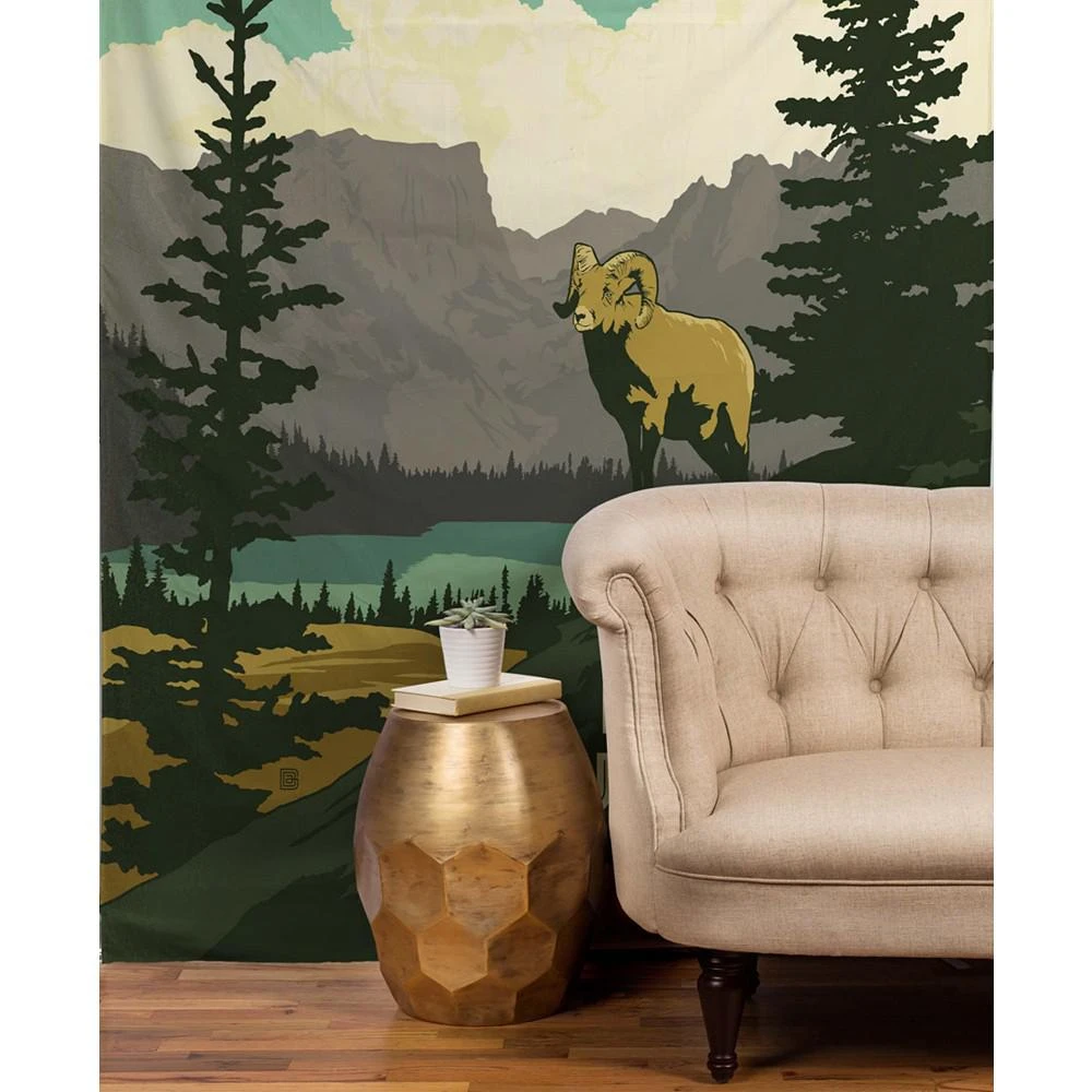 商品DENY Designs|Anderson Design Group Rocky Mountain National Park Tapestry,价格¥538,第2张图片详细描述