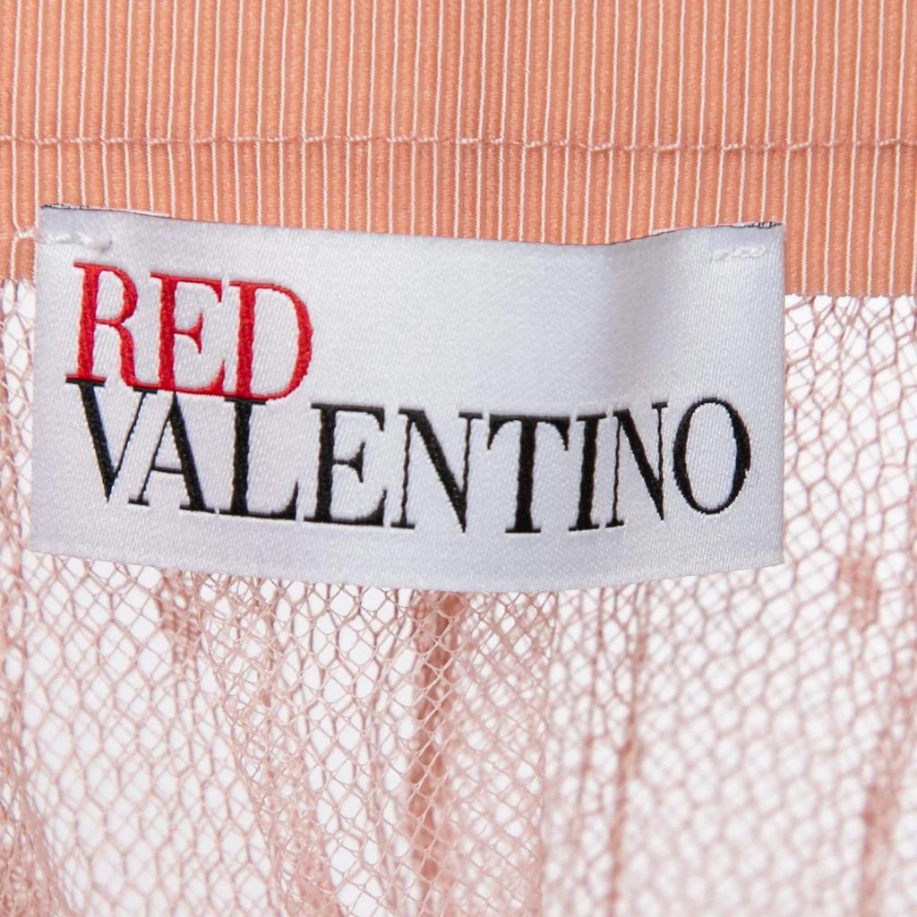 商品RED Valentino|RED Valentino Light Pink Polka-Dot Pleated Tulle Midi Skirt M,价格¥2361,第5张图片详细描述