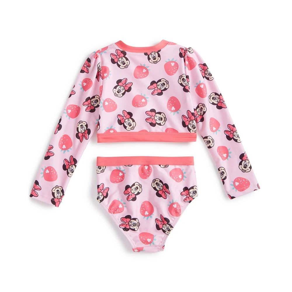 商品Minnie Mouse|Little Girls Rash Guard Swimsuit, 2 Piece Set,价格¥128,第2张图片详细描述