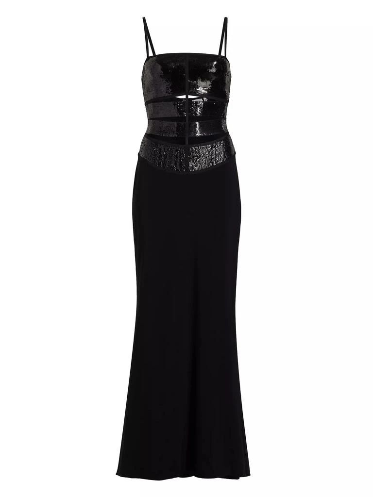 商品Herve Leger|Nova Sequined Jersey Gown,价格¥14161,第1张图片