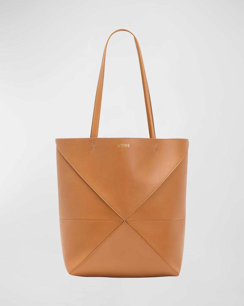 トートバッグ Loewe Ivory Leather Medium Puzzle Fold Shopping Bag 0400022924800_LIGHTGHOST?wid=