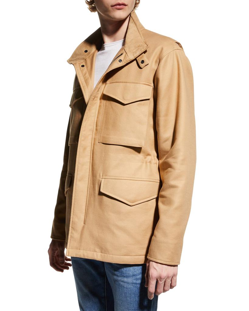 Men's Cotton Canvas Field Jacket商品第1张图片规格展示