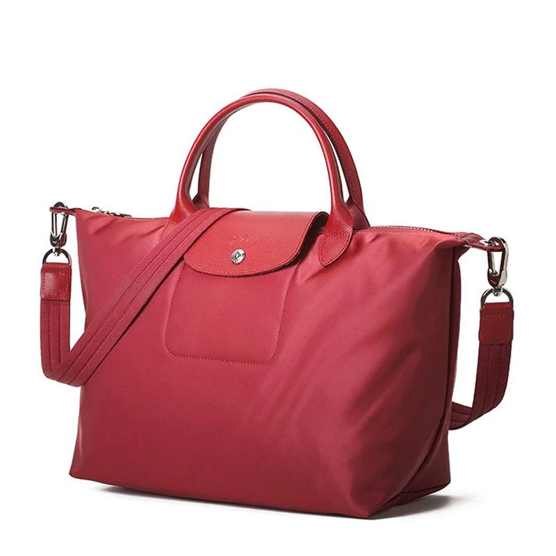 商品[国内直发] Longchamp|Longchamp 珑骧 帆布红色女士手提包 1515578545,价格¥579,第1张图片