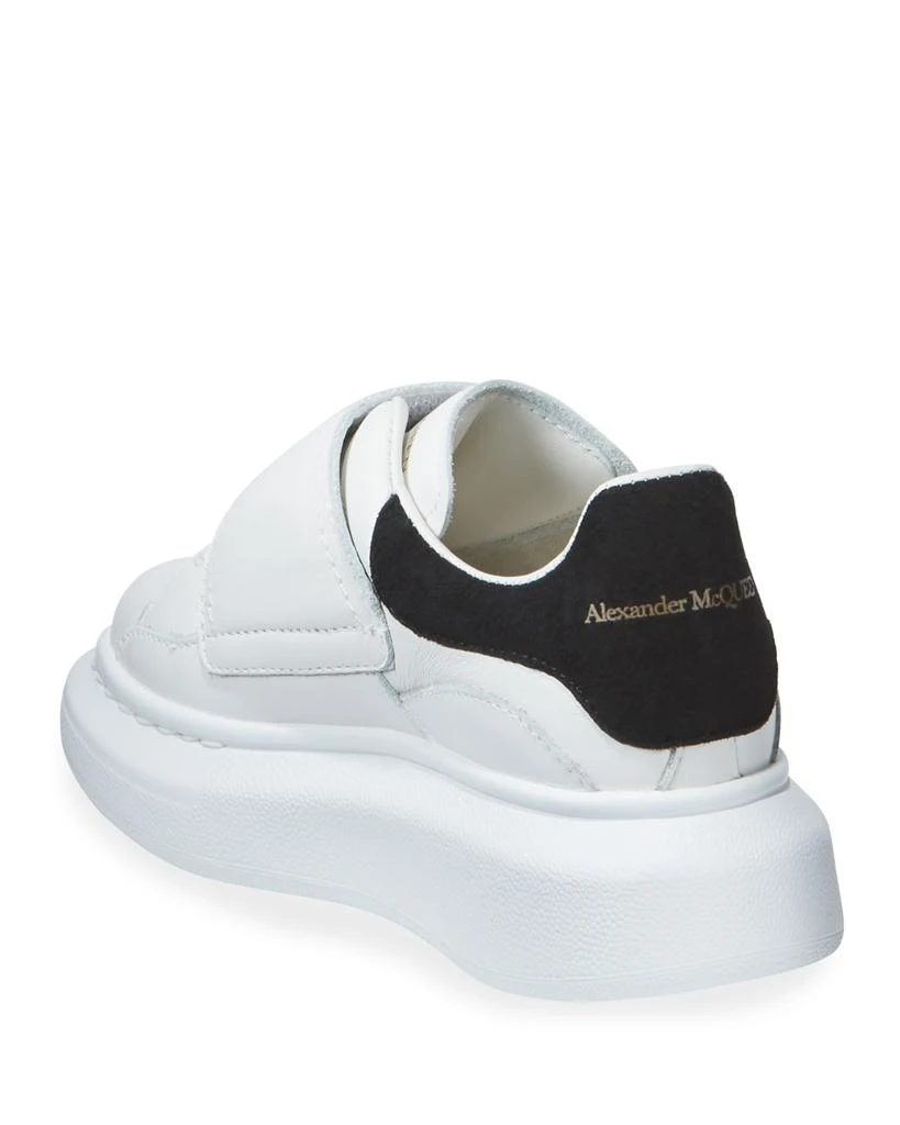 商品Alexander McQueen|Boy's Oversized Grip-Strap Leather Sneakers, Toddler/Kids,价格¥905,第4张图片详细描述