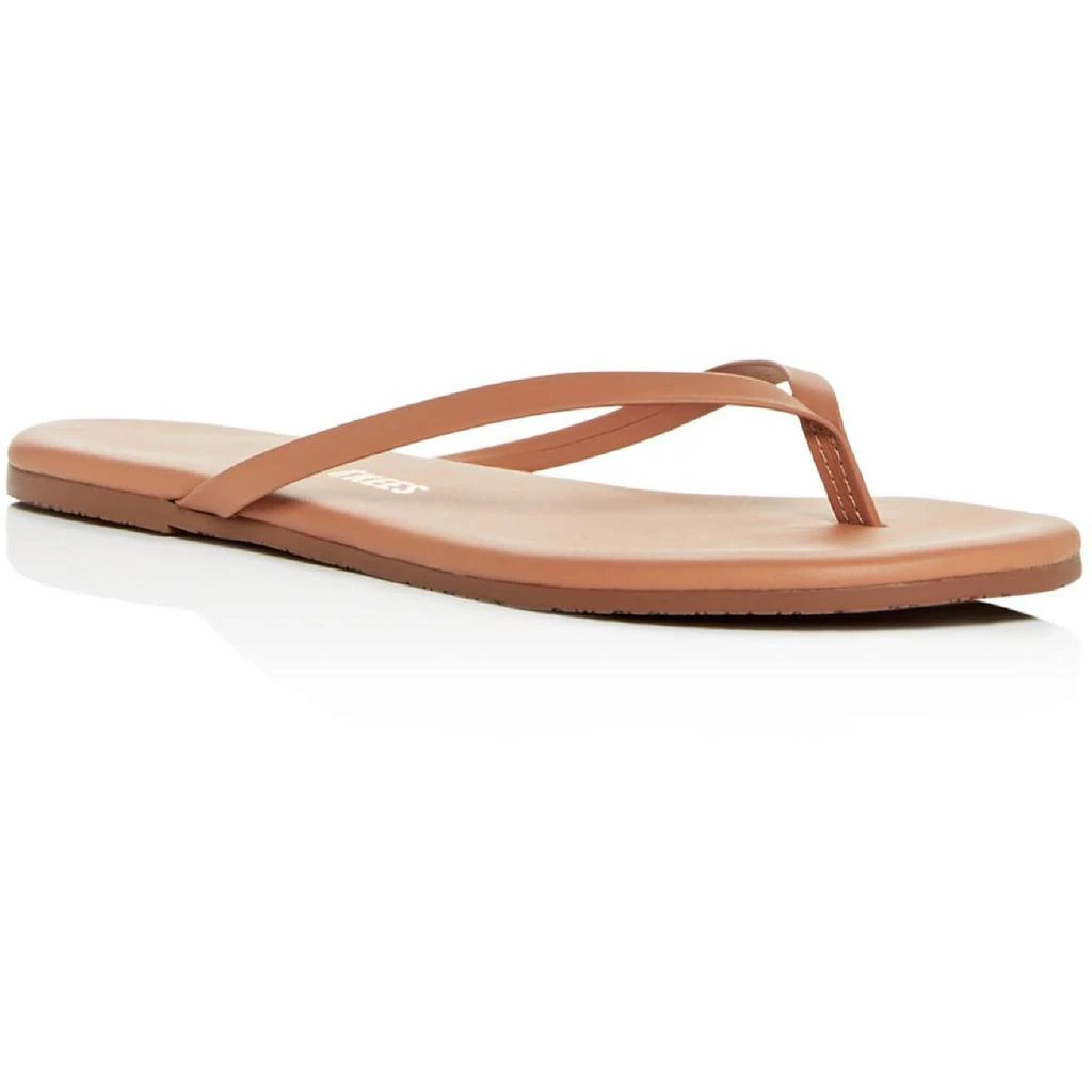 商品Tkees|Tkees Womens Foundations Faux Leather Thong Flip-Flops,价格¥205,第1张图片