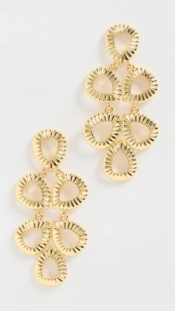 商品Shashi|SHASHI Trellis Earrings,价格¥284,第2张图片详细描述