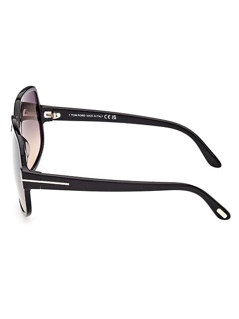 商品Tom Ford|60MM Geometric Sunglasses,价格¥3238,第2张图片详细描述