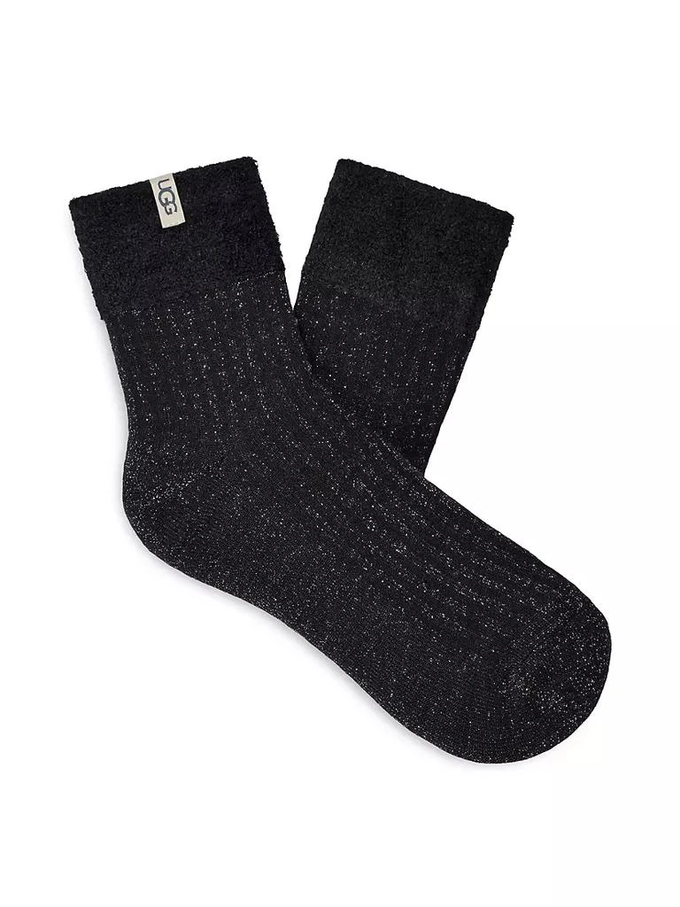 商品UGG|Aidy Sparkle Cozy Quarter-Length Socks,价格¥178,第1张图片
