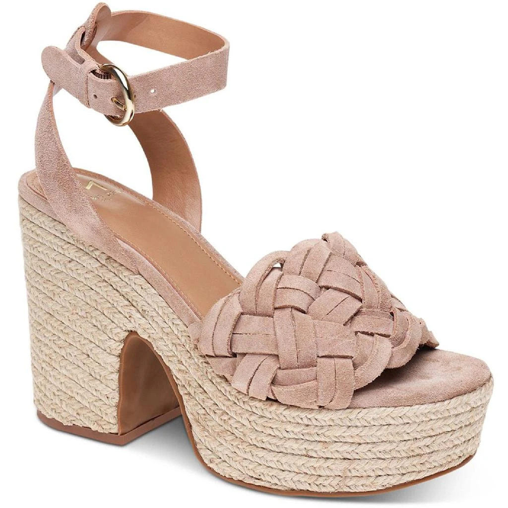 商品Marc Fisher|Marc Fisher LTD Womens Odilia Suede Braided Block Heel,价格¥92,第1张图片