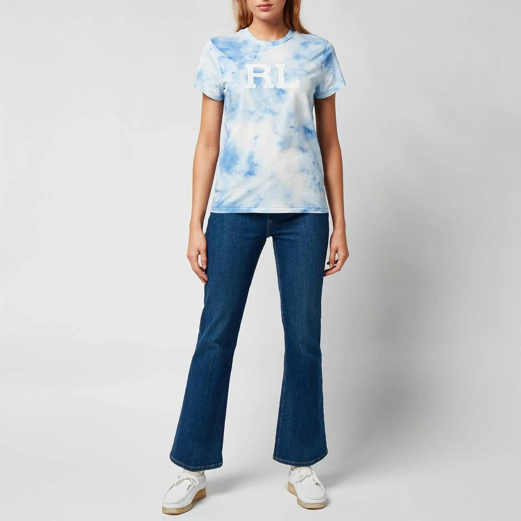 商品Ralph Lauren|Polo Ralph Lauren Women's Bleach Print T-Shirt - Bleached Indigo,价格¥169,第3张图片详细描述