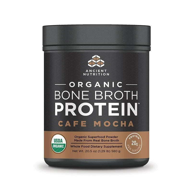 商品Ancient Nutrition|有机骨汤蛋白粉 - 摩卡咖啡味,价格¥327,第1张图片