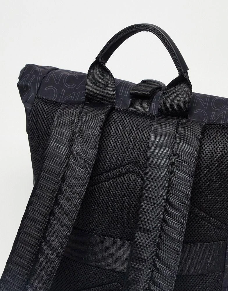 商品Calvin Klein|Calvin Klein hike roll top backpack in black,价格¥646,第2张图片详细描述