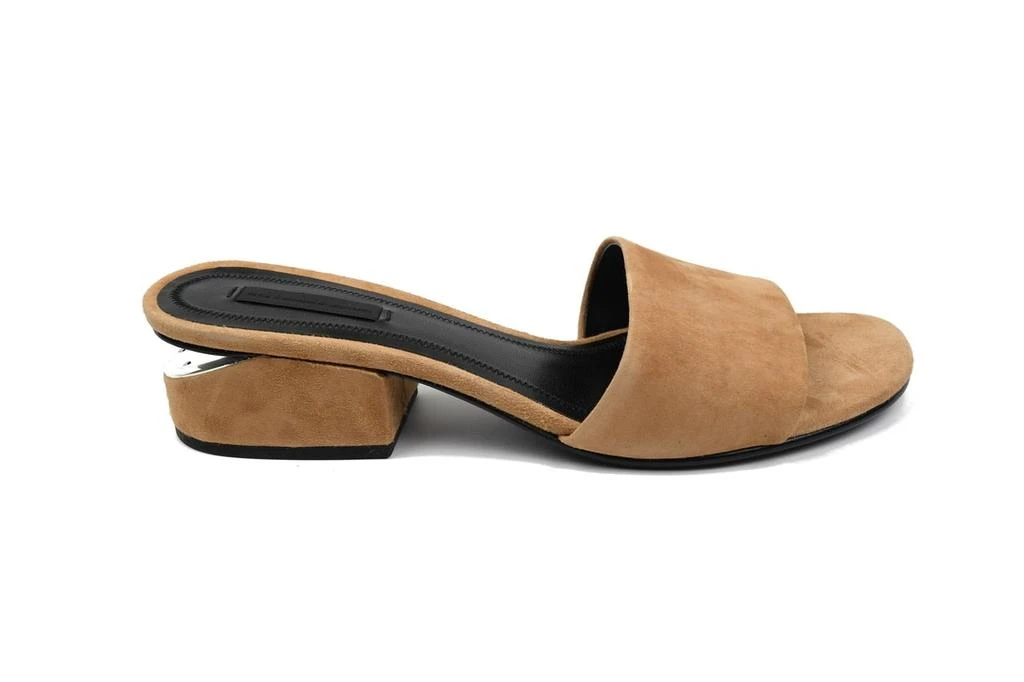 商品Alexander Wang|Alexander Wang Lou Suede Sandal with Rhodium,价格¥3413,第2张图片详细描述