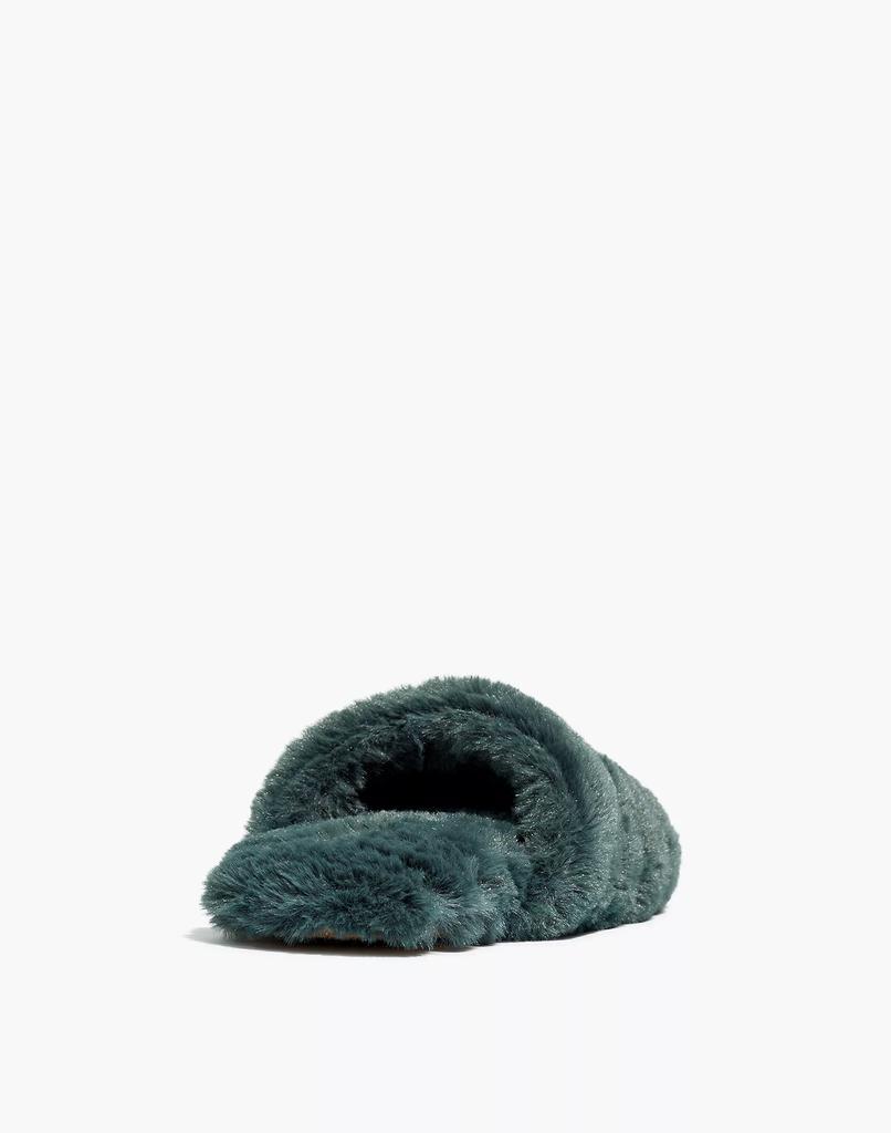 商品Madewell|Quilted Scuff Slippers in Recycled Faux Fur,价格¥216-¥242,第5张图片详细描述