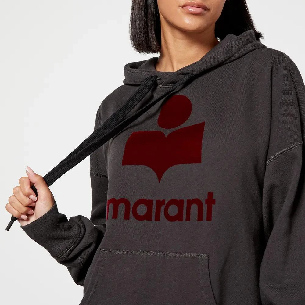 商品Isabel Marant Étoile|Marant Etoile Mansel Oversized Cotton-Blend Hoodie,价格¥1629,第3张图片详细描述